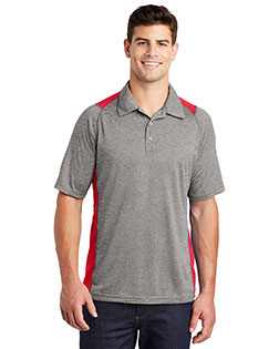 Sport-Tek® ST665 Men Heather Colorblock Contender   Polo at GotApparel