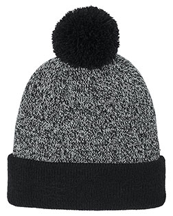 Sport-Tek STC68 ® Halftime Heather Pom Beanie at GotApparel