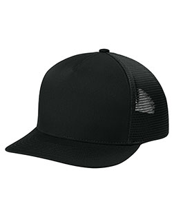 Sport-Tek STC75 ® Stretch-Tek 5-Panel Trucker Cap at GotApparel