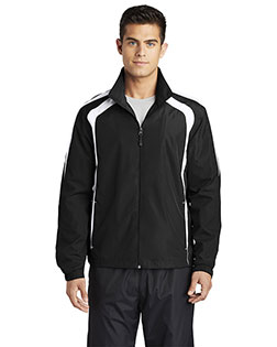 Sport-Tek® TJST60 Men Tall Colorblock Raglan Jacket at GotApparel