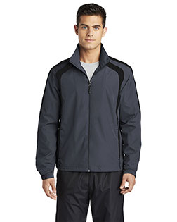 Sport-Tek® TJST60 Men Tall Colorblock Raglan Jacket at GotApparel