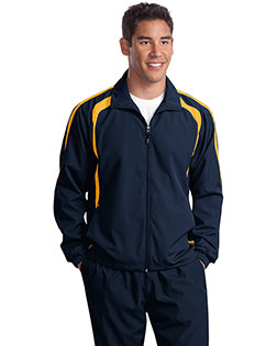 Sport-Tek® TJST60 Men Tall Colorblock Raglan Jacket at GotApparel