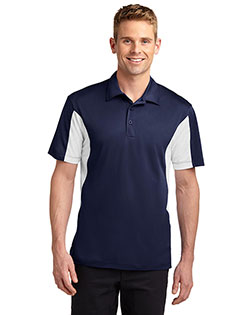 Sport-Tek® TST655 Men Tall Side Blocked Micro Pique Sportwick Polo at GotApparel