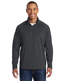 Sport-Tek® TST850 Men Tall Sportwick Stretch 1/4-Zip Pullover at GotApparel