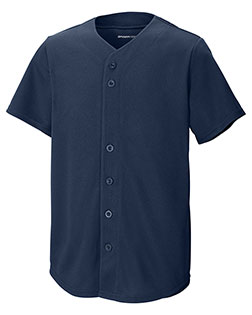 Sport-Tek YST220 ® Youth PosiCharge ® Tough Mesh Full-Button Jersey at GotApparel