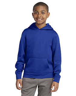 Sport-Tek® YST244 Boys Sport-Wick Fleece Hooded Pullover at GotApparel