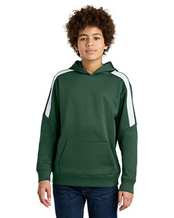 Sport-Tek YST255 Youth Sport-Wick Fleece United Pullover Hoodie at GotApparel