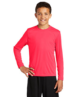 Sport-Tek® YST350LS Boys Long-Sleeve PosiCharge® Competitor Tee at GotApparel