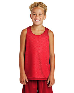 Sport-Tek® YST500 Boys PosiCharge®   Classic Mesh Reversible Tank at GotApparel