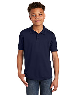 Sport-Tek® YST640 Boys Youth PosiCharge® Racermesh Polo at GotApparel