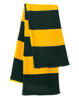Sportsman SP02 Women Rugby Striped Knit Scarf at GotApparel