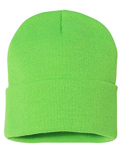 Sportsman SP12 Unisex 12 Inch Solid Knit Beanie at GotApparel