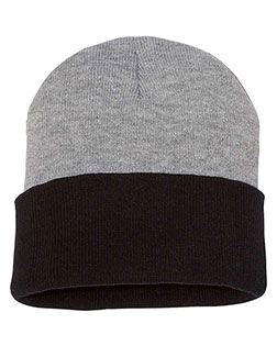Sportsman SP12T  Colorblocked 12" Cuffed Beanie at GotApparel