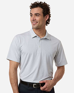 Swannies Golf SW1110 Men's Smith Striped Polo at GotApparel