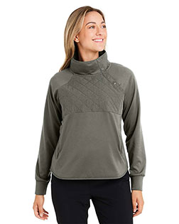 Swannies Golf SWE400L Women's Ellis Snap Neck Pullover at GotApparel