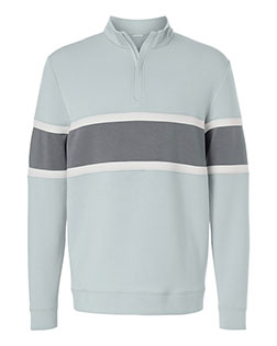 Swannies Golf SWOQ500 Men's Owen Quarter-Zip Colorblock Pullover at GotApparel
