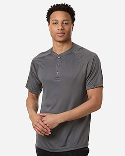 Team 365 TT11HN Men's Zone Performance Henley at GotApparel