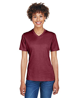 Team 365 TT11HW Women 3.8 oz Sonic Heather Performance T-Shirt at GotApparel