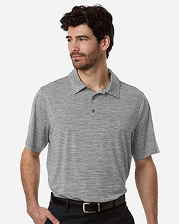 Team 365 TT125 Men's Relay Heathered Stripe Polo at GotApparel