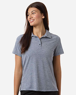 Team 365 TT125W Women's Relay Heathered Stripe Polo at GotApparel