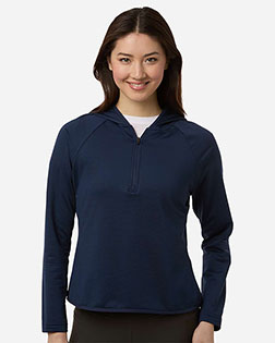 Team 365 TT200W Women's Qualify Quarter-Zip Hooded Pullover at GotApparel