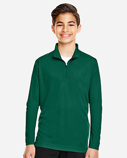 Team 365 TT31Y Boys Zone Performance Quarter-Zip at GotApparel