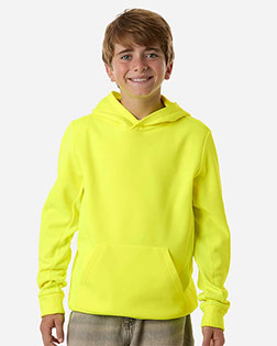 Team 365 TT400Y Youth Squad Hooded Tech Fleece Pullover at GotApparel