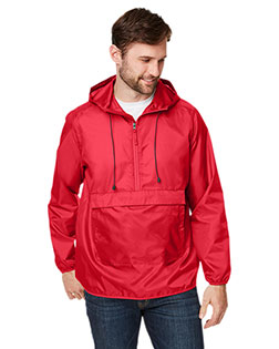 Team 365 TT77  Adult Zone Protect Packable Anorak Jacket at GotApparel