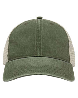 The Game GB460  Pigment-Dyed Trucker Cap at GotApparel