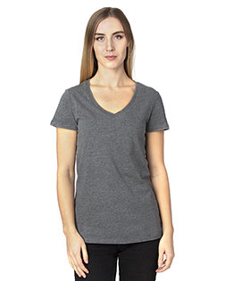 Threadfast Apparel 200RV Ladies 4.8 oz Ultimate V-Neck T-Shirt at GotApparel