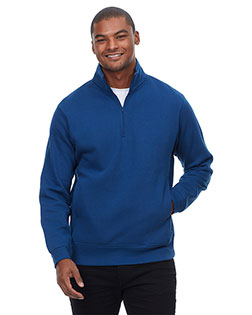 Threadfast Apparel 320Q Unisex Ultimate Fleece Quarter-Zip Sweatshirt at GotApparel