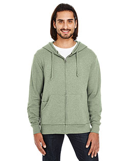 Threadfast Apparel 321Z Unisex 7.5 oz Triblend French Terry Full-Zip at GotApparel