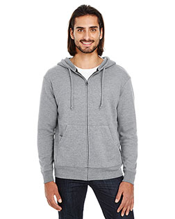 Threadfast Apparel 321Z Unisex 7.5 oz Triblend French Terry Full-Zip at GotApparel