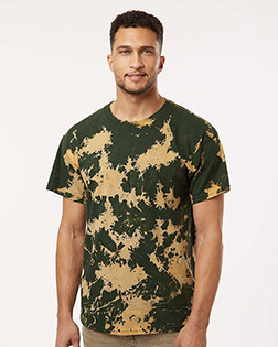 Tie-Dye 1385 Men 100% Ringspun Cotton Bleach-Out Tie-Dye T-Shirt at GotApparel