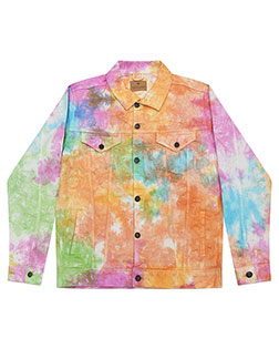 Tie-Dye 9050CD Unisex Denim Jacket at GotApparel