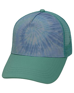 Tie-Dye CD9200 Men Trucker Hat at GotApparel