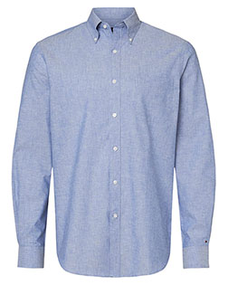 Tommy Hilfiger 13TH107 Men Cotton/Linen Shirt at GotApparel