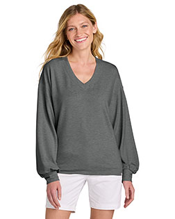 TravisMathew TM1LD009 Women's Long Weekend V-Neck at GotApparel
