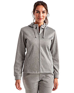 TriDri TD498 Ladies' Spun-Dye Full-Zip Hooded Sweatshirt at GotApparel
