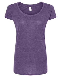 Tultex 243 Women 's Poly-Rich Scoop Neck T-Shirt at GotApparel