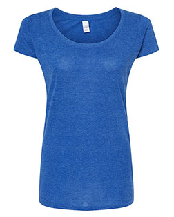 Tultex 243 Women 's Poly-Rich Scoop Neck T-Shirt at GotApparel