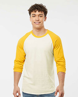 Tultex 245 Unisex Fine Jersey Raglan T-Shirt at GotApparel