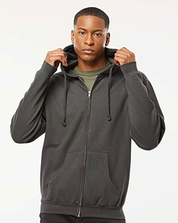 Tultex 331 Unisex Full-Zip Hooded Sweatshirt at GotApparel