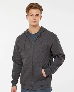 Tultex 331 Unisex Full-Zip Hooded Sweatshirt at GotApparel