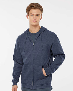 Tultex 331 Unisex Full-Zip Hooded Sweatshirt at GotApparel