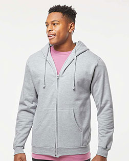 Tultex 331 Unisex Full-Zip Hooded Sweatshirt at GotApparel