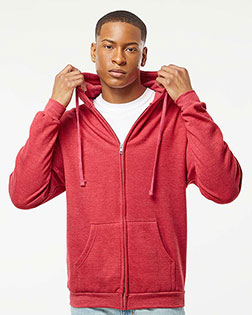 Tultex 331 Unisex Full-Zip Hooded Sweatshirt at GotApparel