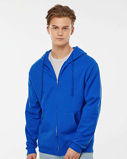 Tultex 331 Unisex Full-Zip Hooded Sweatshirt at GotApparel
