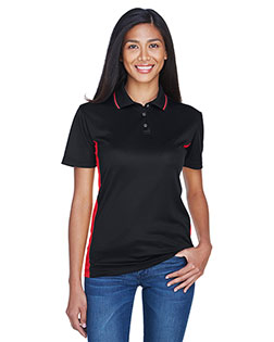 Ultraclub 8406L Women Â€ Cool & Dry Sport 2tone Polo at GotApparel