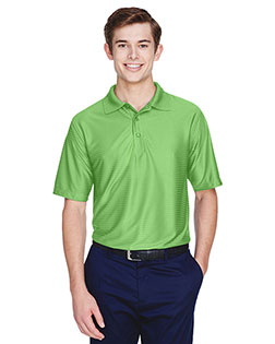 UltraClub 8413 Men Cool & Dry Elite Tonal Stripe Performance Polo at GotApparel